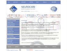 Tablet Screenshot of neurocare.co.za